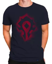 Camiseta World Of Warcraft Camisa Horde Wow Rpg Games Jogos