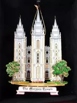 Templo Mormon Adorno De Navidad Salt Lake City Utah Souvenir