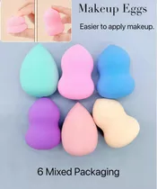 Set De 6 Esponjas Para Maquillaje De Base Y Corrector