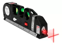 Nivel Laser 3 Burbujas Cinta Métrica Regla Cruz Horiz Vertic