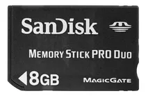 Tarjeta De Memoria Pro Duo 8gb Sony Sandisk Micro M2 Mark2