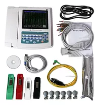 Electrocardiógrafo Ecg1200g 12 Canales, Portátil  Contec