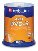 Discos Vírgenes Dvd-r Azo Dye 4.7gb 16x Disco Grabable...