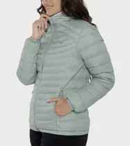 Campera Montagne Shelby Con Capucha Mujer 100 % Pluma