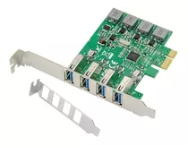 4 Puertos Pci-e A Tarjeta De Expansion Usb 3.0 Power Amitot8