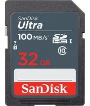 Memoria Sandisk Ultra 32gb Sdhc Uhs-i C-10 100mb/s Envío Ya