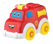 Autito Carro De Bomberos Playgro Personaje Camion Bombero