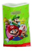 Pack 10 Bolsas Dulces Mario Bros  Luigi Cumpleaños Cotillon