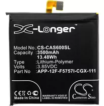 Bateria P/ Caterpillar S60 , App-12f-f5757i-cgx-111, 3500mah