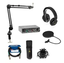 Kit Home Studio Armer Capitol Com Mic A68 + Fone Sh450