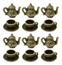 Honbay 40 Dijes De Metal Para Taza De Té, Dije Chapado En .