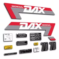 Calcos Honda Dax St 70 1993 Completo Con Adv Diseño Original