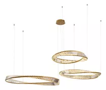 Lustre Pendente Moderno Circulos Domino D80/60/40cm 