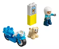 Lego Duplo 10967 Motocicleta Polícia E Cachorro Pug 2+ Anos Quantidade De Peças 5