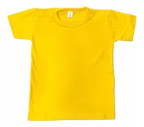 Remera Lisa Niños Algodon Colores Talles 2 Al 18 Pack X6