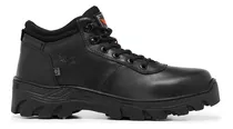 Bota Masculino De Couro Adventure Trekking Cano Baixo 