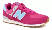 Zapatilla New Balance 574 Fucsia Gc574sc