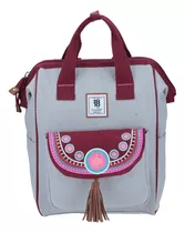 Mochila Chenson 1818 Juvenil 1864017-2 Color Gris