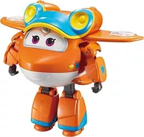 Super Wings Avión Transformable Juguete Articulable Sunny