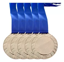 Kit 10 Medalhas Grandes 6,7cm Centro Para Colar Adesivo Ouro