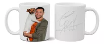 Taza De Cerámica Luciano Pereyra Con Firma Calidad Premium