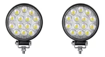 Faro Led Auxiliar 14 Led 42w Cuatri 4x4 Agro Off Road El Par