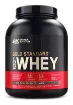 Proteína Gold Standard 100% Whey Protein Double Rich Chocolate 5lb - 2.27kg Suplemento En Polvo Optimum Nutrition