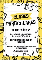 Clases De Física Y Matemáticas