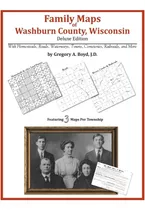 Libro: En Ingles Family Maps Of Washburn County, Wisconsin