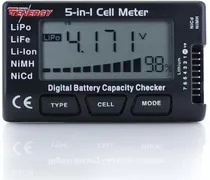 Rc Tenergy   Medidor De Batería 5 En 1, Medidor Inteligente 