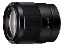 Sony Lente Prime Gran Angular Sel35f18f