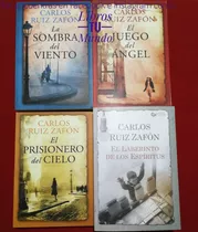 Saga La Sombra Del Viento Carlos Ruiz Zafón 4 Libros Nuevos