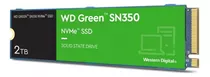 Disco Sólido Ssd Interno Western Digital Wd Green Sn350 Wds200t3g0c 2tb Verde