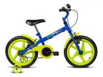 Bicicleta Infantil Aro 16 Meninos 5 A 7 Anos Rock Verden