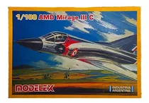 Avion Amd Mirage Iii C 1/100 Maqueta Marca Modelex