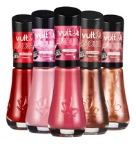 Kit Esmaltes Vult Amour Efeito Gel Com 5 8ml