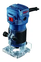 Fresadora Bosch Gkf 550 Professional 33.000 Rpm Color Azul