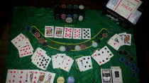 Set De Poker Texas 200 Fichas 2 Mazos Paño Incluido 