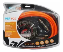Kit Cables Para Amplificar Subwoofer 4ga Auto Gran Calidad