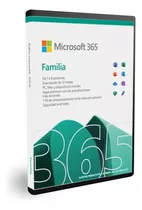 Microsoft 365 Family/6 Personas/30 Dispositivos/1 Año
