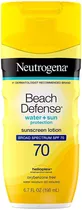 Neutrogena Beach Defense Bloqueador Solar Locion Fps 70+