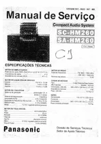   Esquema Panasonic Sa Hm260 Sahm260 Alta Resoluçaõ   Em Pdf