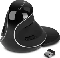 Mouse Ergonomigo  Delux M618 Plus Sem Fio 1600dpi Cor Preto