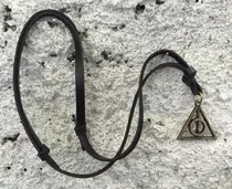Colar Cordão Harry Potter Relíquias Morte Ajustável - Bronze