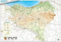 Mapa Mural De Euskal Herria - Txinpartetan S.l