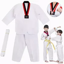 Algodon Traje Taekwondo Uniforme Taekwondo Infantil Karate