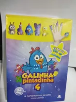 Galinha Pintadinha 4 Kit Especial Dvd + Cd + 5 Dedoches