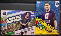 Messi. Cartas Adrenalyn Fifa365 Psg 2022 Y 2023. Limited Xxl