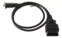 Obd2 16 Pinos Para Cabo Adaptador De Porta Serial Db9