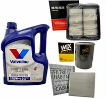 Kit Service Aceite Valvoline 10w40 + Filtros Honda Fit City